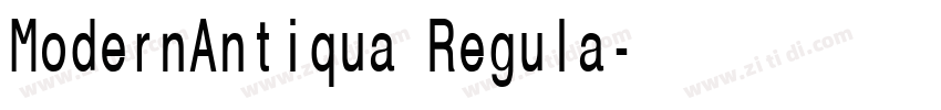 ModernAntiqua Regula字体转换 ModernAntiqua Regula字体转换